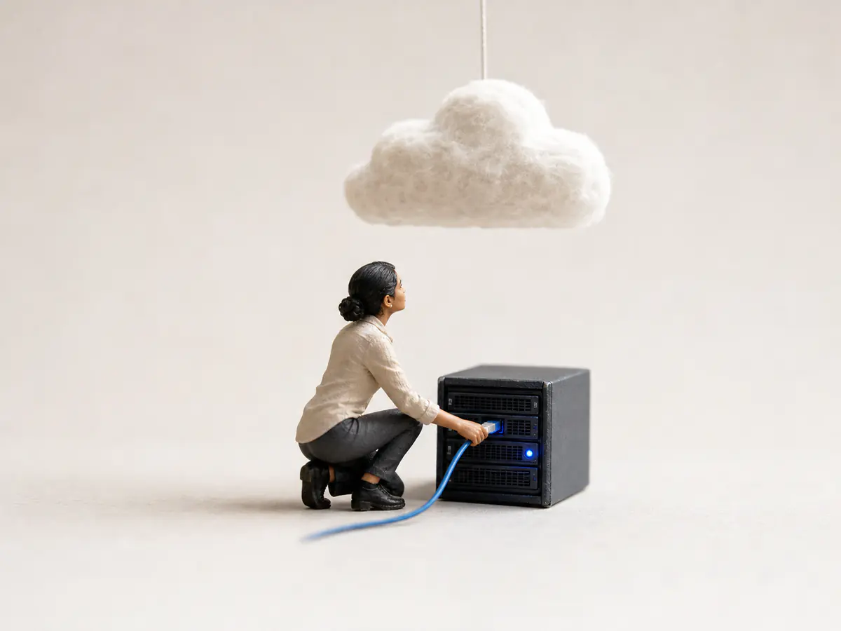 Cloud representing fast and stable hosting