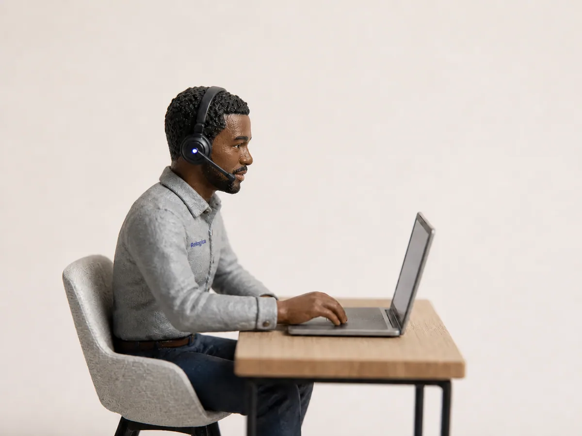 Headset for direct support and website changes