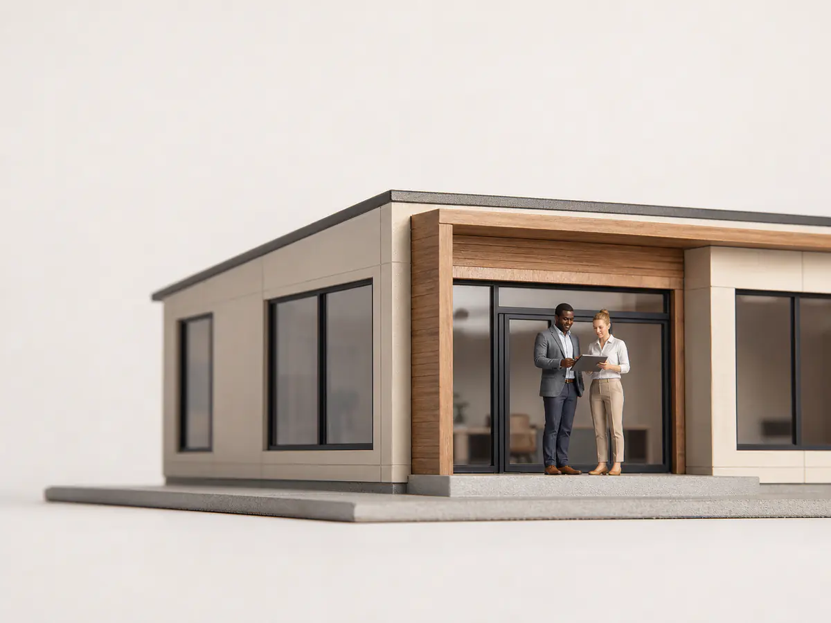 Edificio que representa una web para pymes