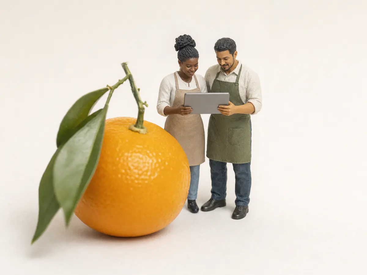 Naranja para el diseño web en Valencia
