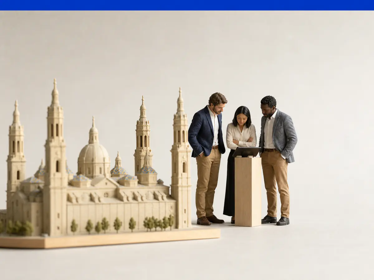 Basílica del Pilar para el diseño web en Zaragoza