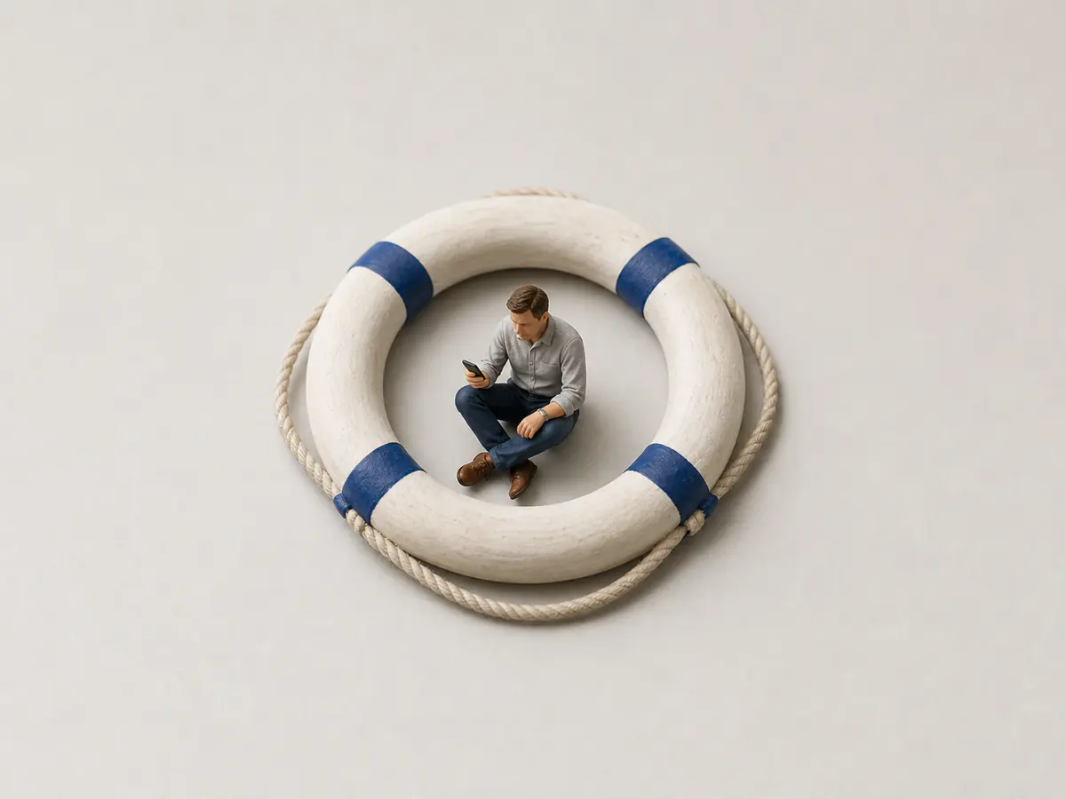 Lifebuoy representing ongoing website support